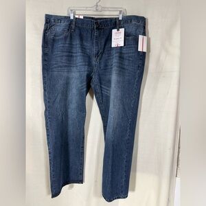 Izod Men's Relaxed Fit Dark Blue Jeans Size 48/32L